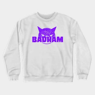 Badham Logo- Purple Design Crewneck Sweatshirt